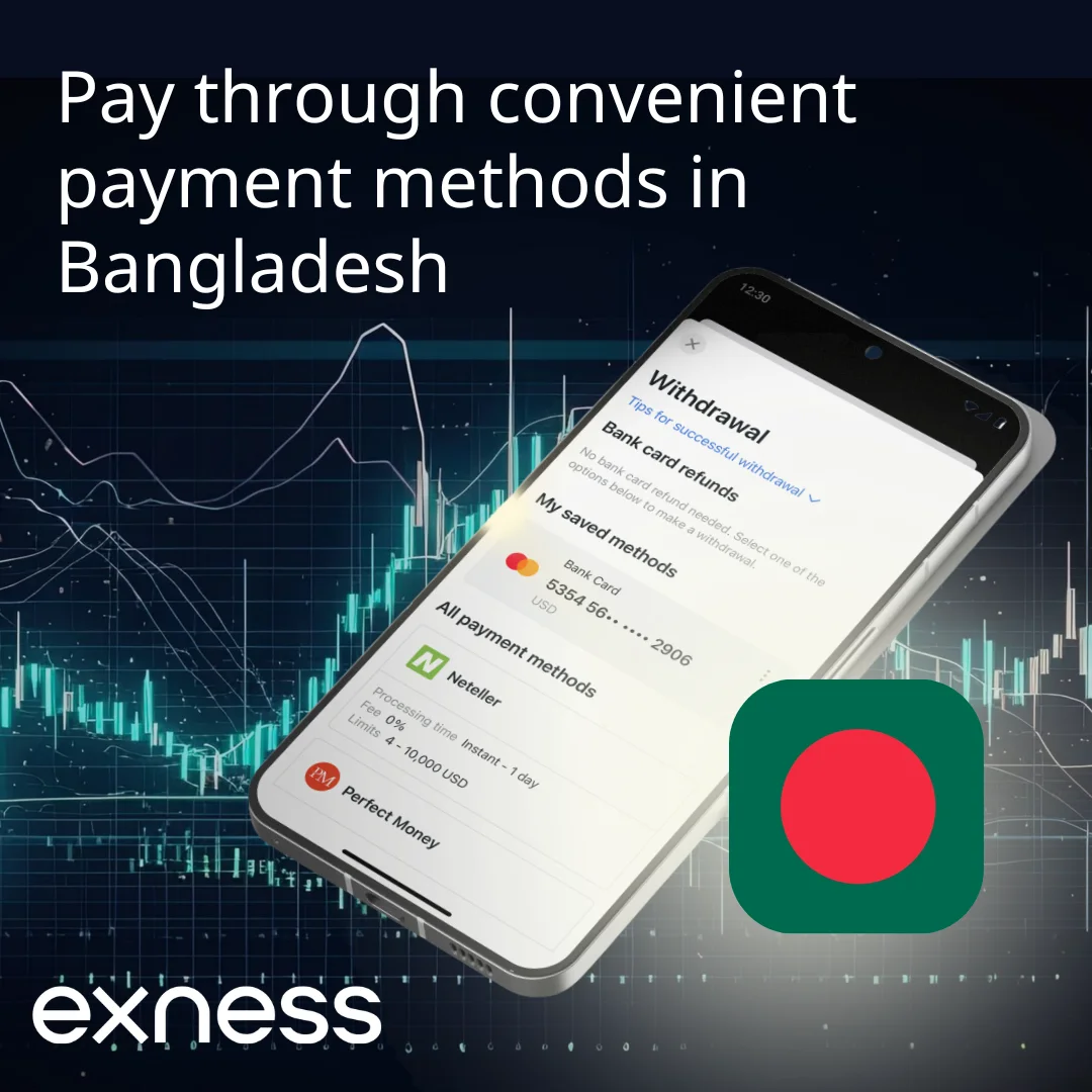 Payment options on Exness for Bangladeshi traders