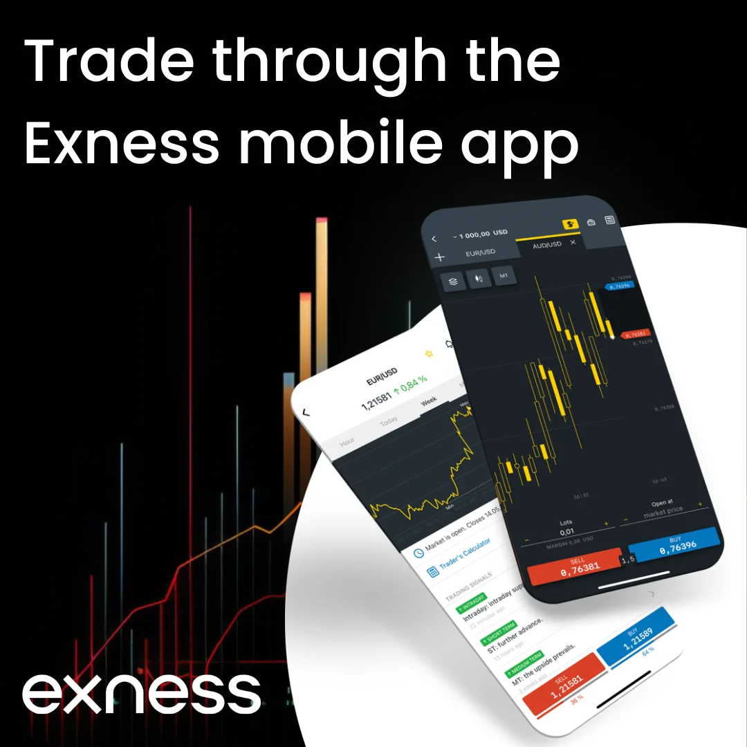 Opening an account through the Exness Trade mobile app